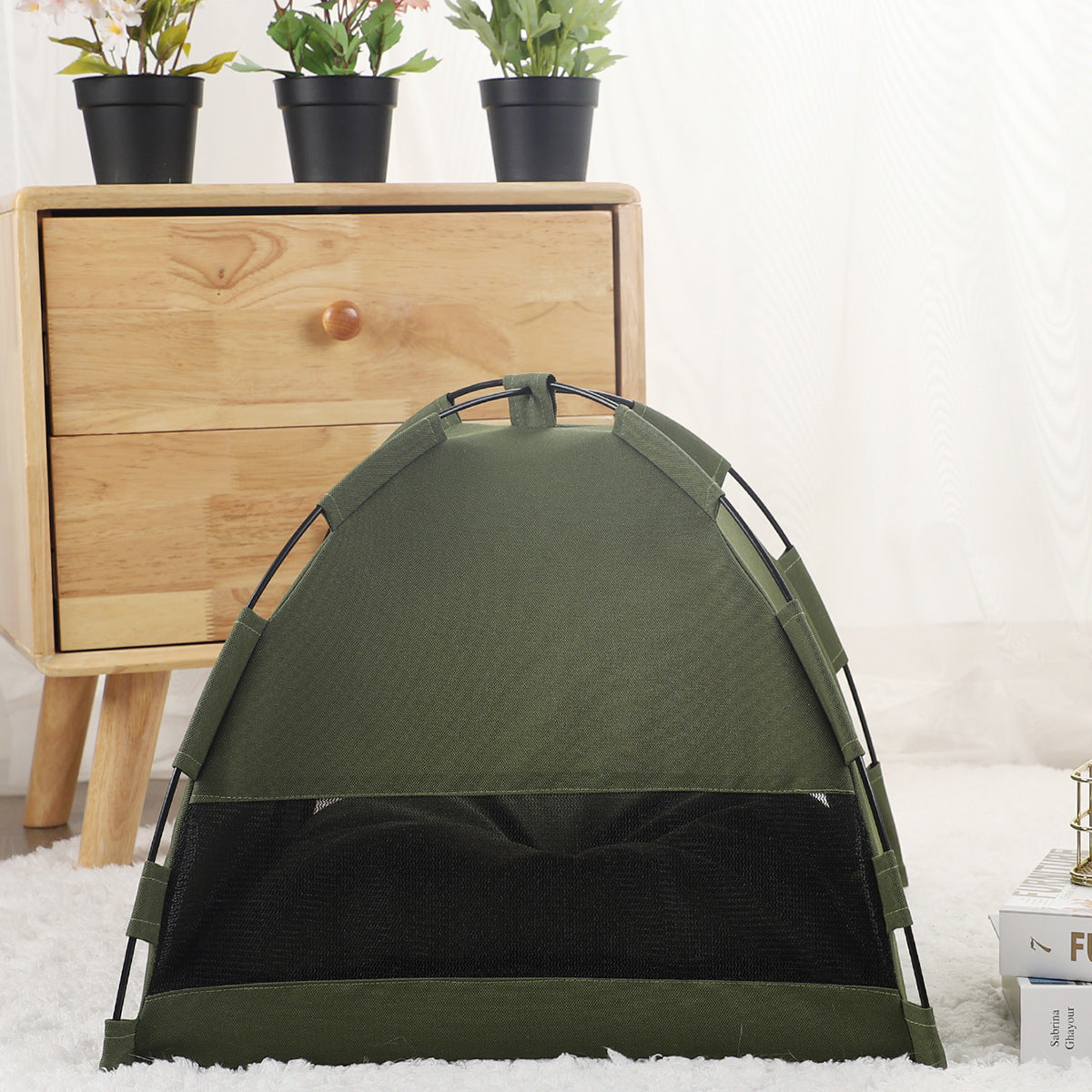 Cat Tent with Cooling Mat & Cushion
