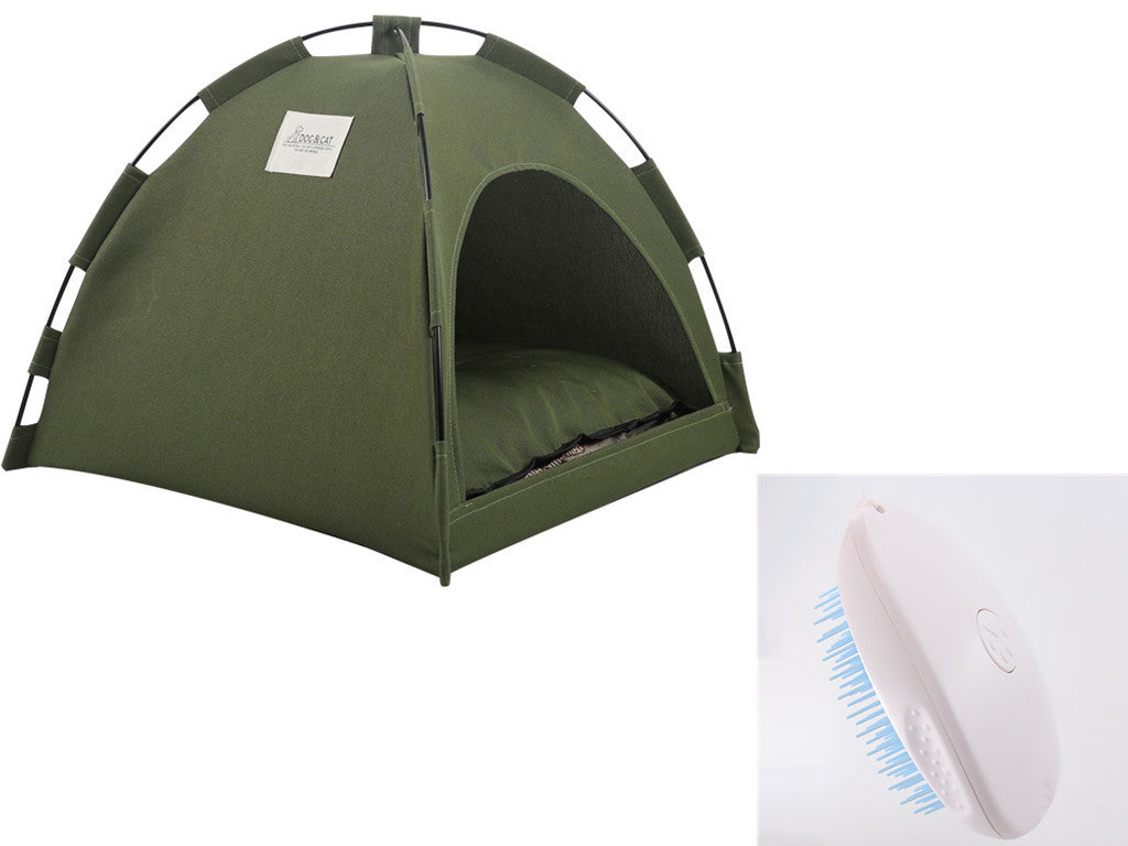 Cat Tent with Cooling Mat & Cushion