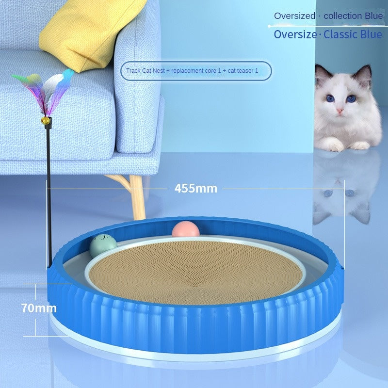 Round Cat Scratching Board