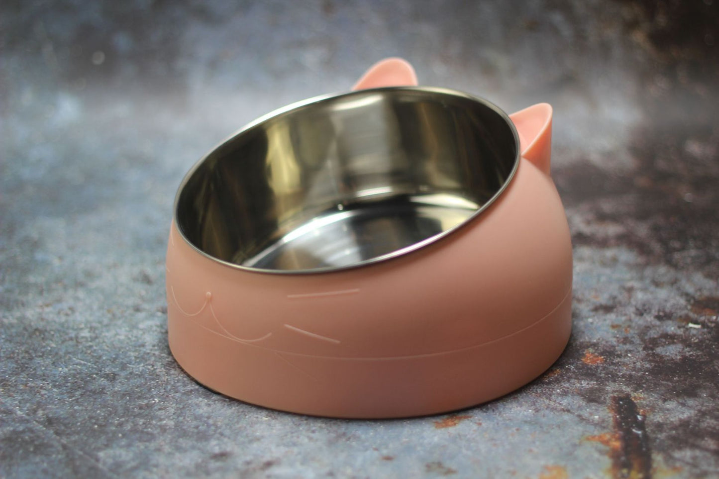 Oblique Mouth Cat Bowl
