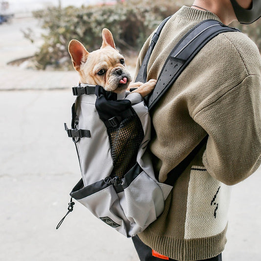 Double-Shoulder Portable Dog Carrier Backpack