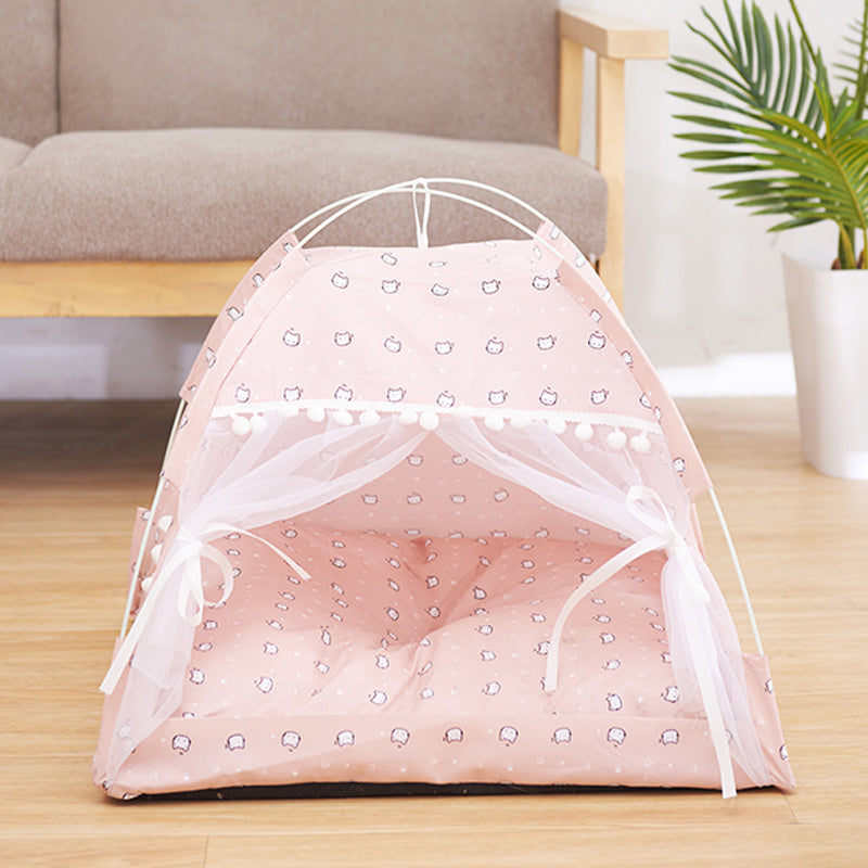 Semi-Enclosed Pet Bed