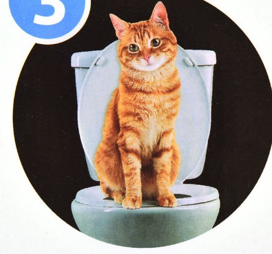 Cat Toilet Trainer with Seat Light