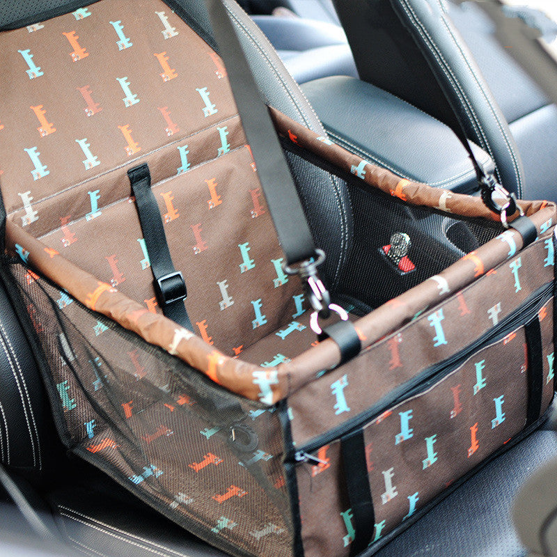 Double-Layer Mesh Thickened Pet Car Mat
