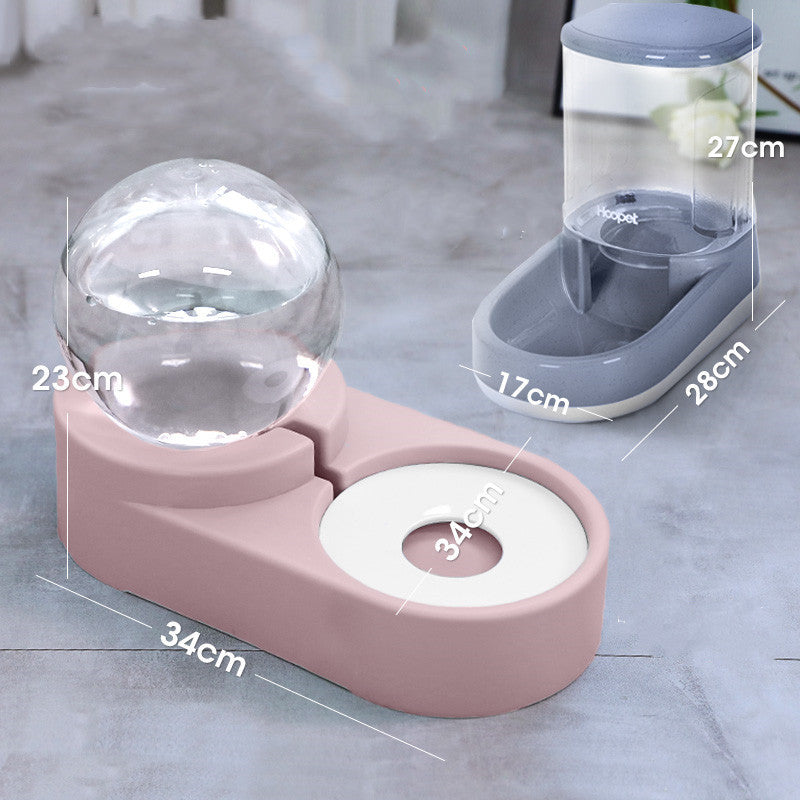 Bubble Ball Pet Feeder & Water Bowl