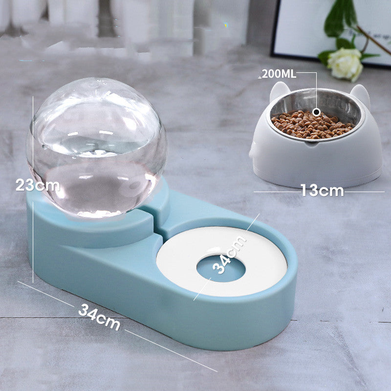 Bubble Ball Pet Feeder & Water Bowl