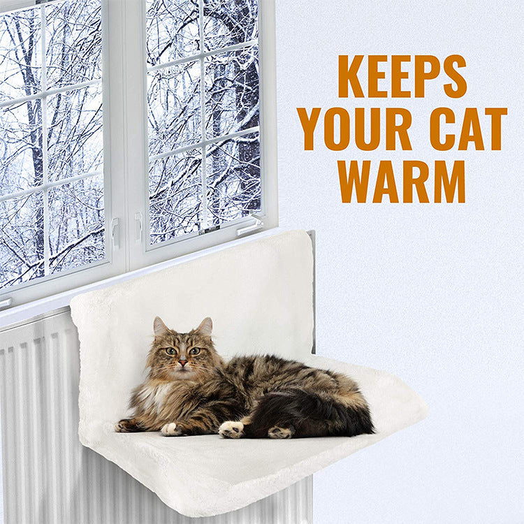 Iron Frame Cat Hammock Radiator Bed