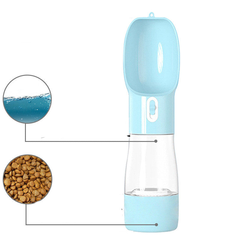 Leak-Proof Portable Dog Water & Food Bottle