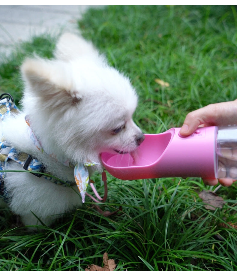 Leak-Proof Portable Dog Water & Food Bottle