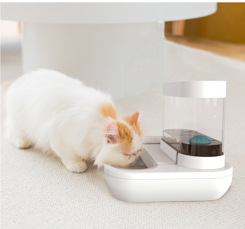 Automatic Pet Feeder & Drinking Fountain