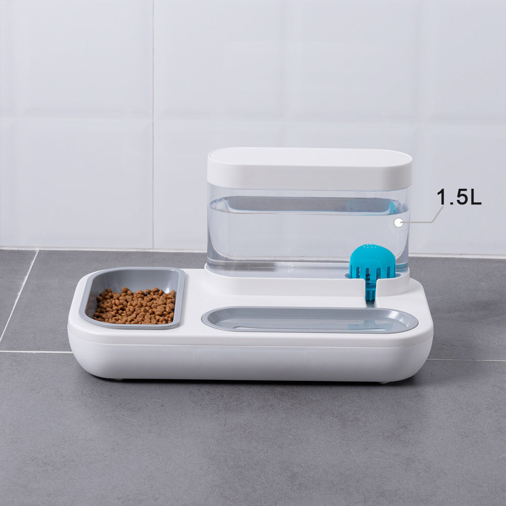 Automatic Pet Feeder & Drinking Fountain