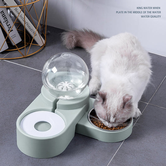 Bubble Ball Pet Feeder & Water Bowl