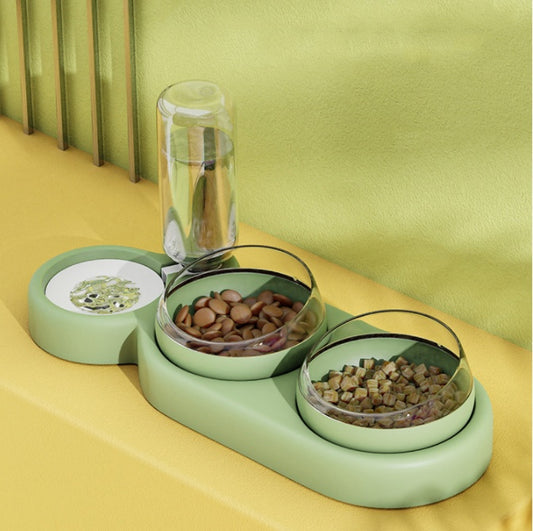 Automatic Pet Feeder with Water Fountain