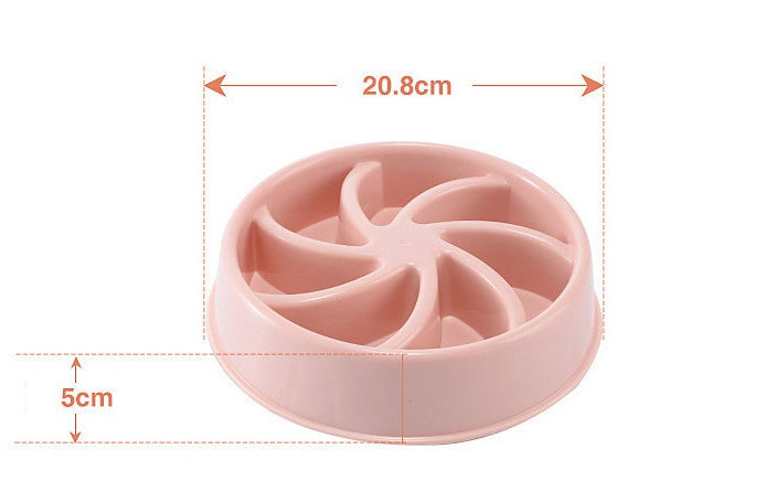 Plastic Slow Feeder Bowl