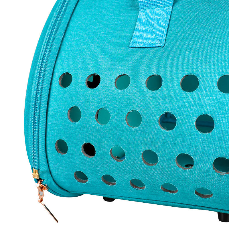 Double Fish Transparent Pet Backpack
