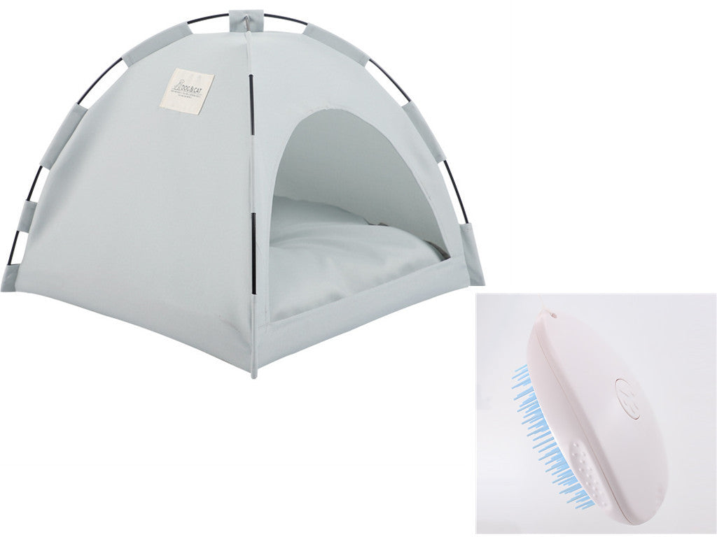 Cat Tent with Cooling Mat & Cushion