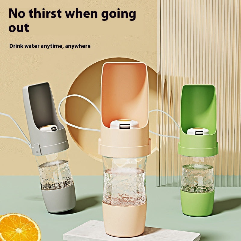 2-in-1 Travel Dog Water & Food Bottle