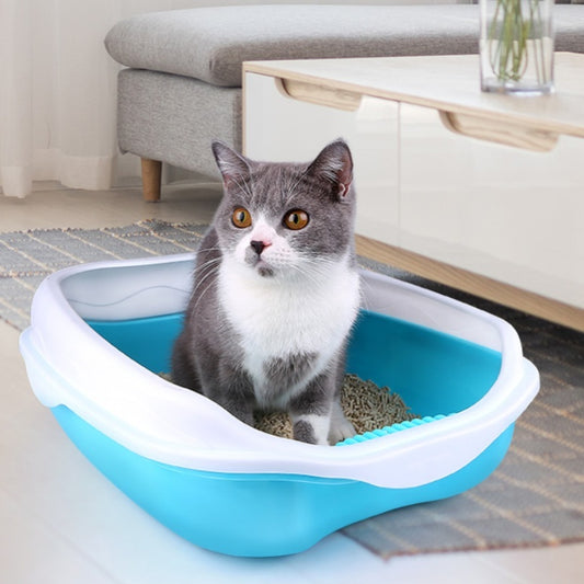 Semi enclosed Splash-Proof Cat Toilet