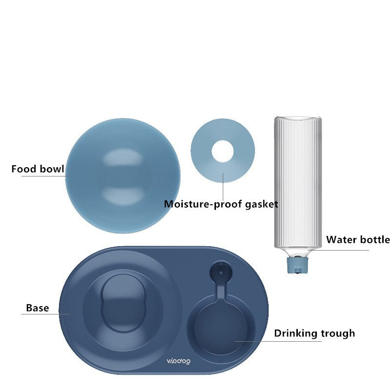 Double Bowl Automatic Drinking Feeder