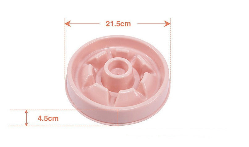Plastic Slow Feeder Bowl