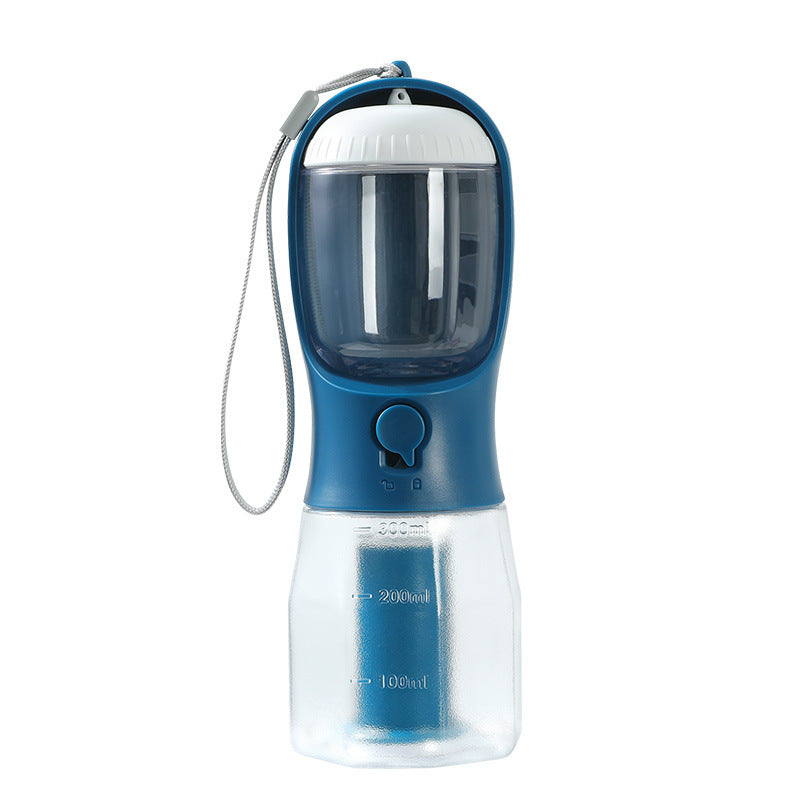 3-in-1 Portable Dog Water & Food Cup with Waste Bag