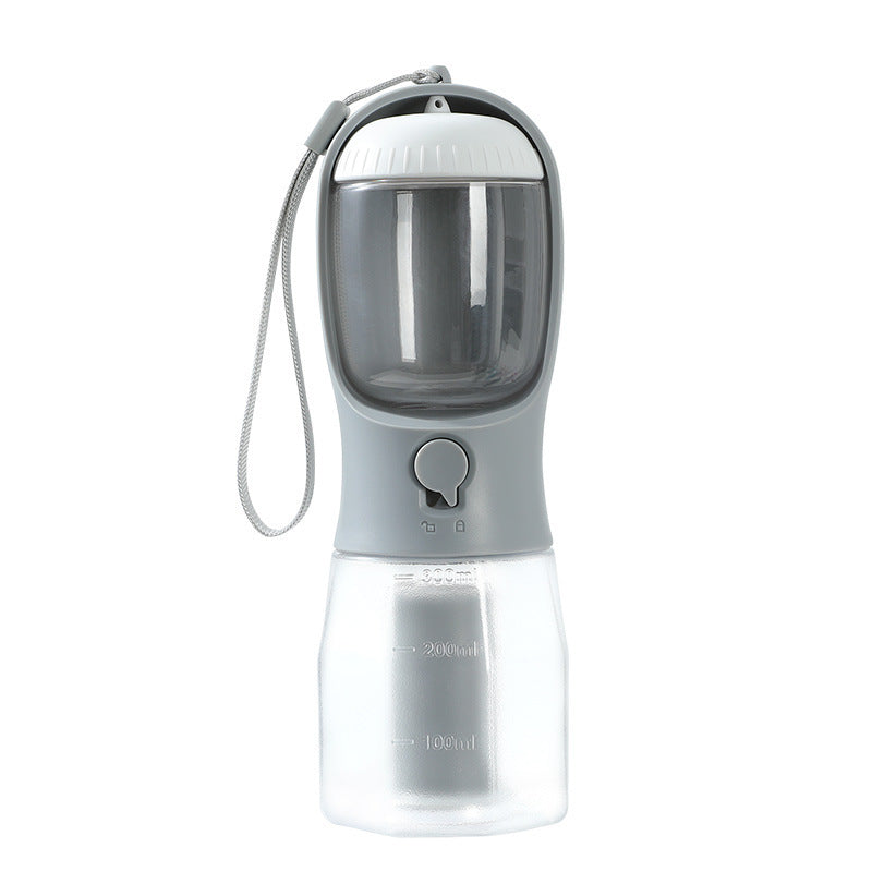 3-in-1 Portable Dog Water & Food Cup with Waste Bag