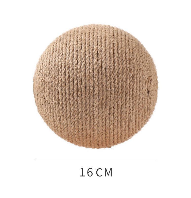 Vertical Sisal Cat Toy with Catching Ball