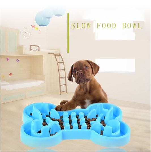 Slow Feed Anti-Choke Travel Bowl