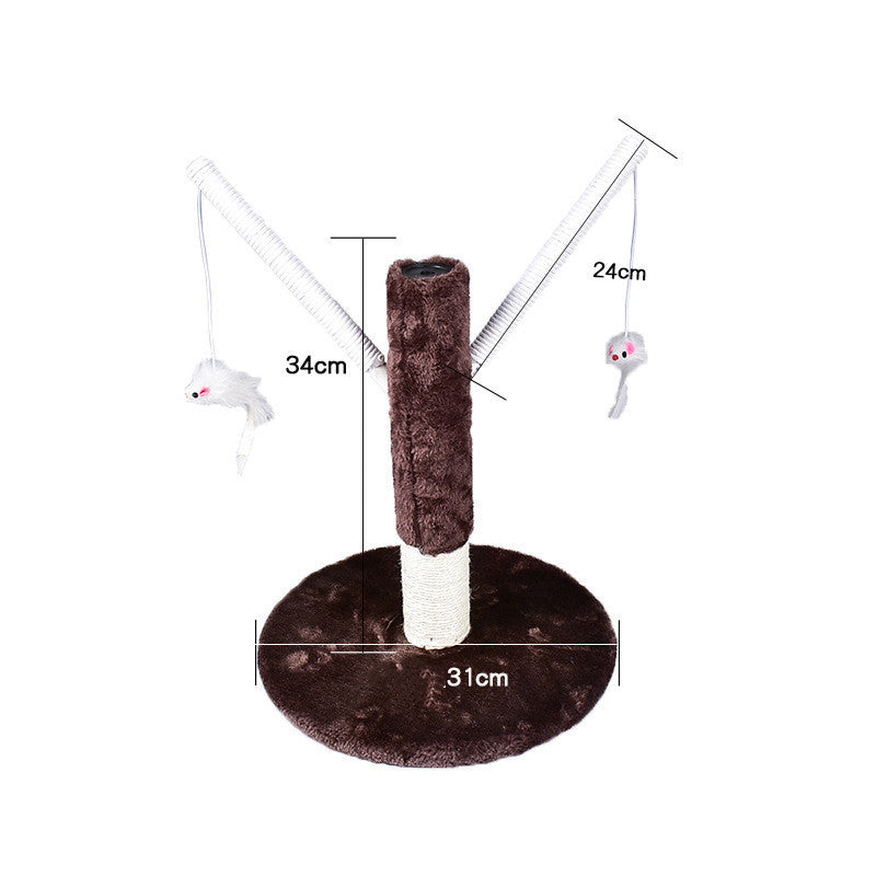 Cat Climbing Tree with Litter Area