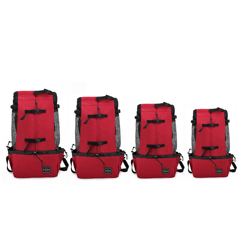 Double-Shoulder Portable Dog Carrier Backpack