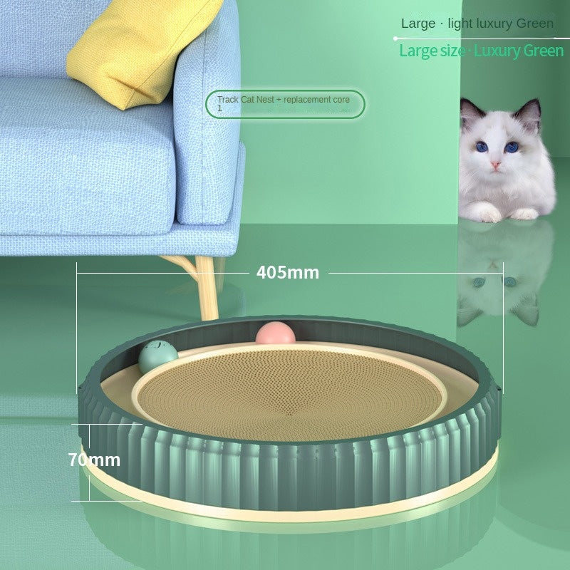 Round Cat Scratching Board