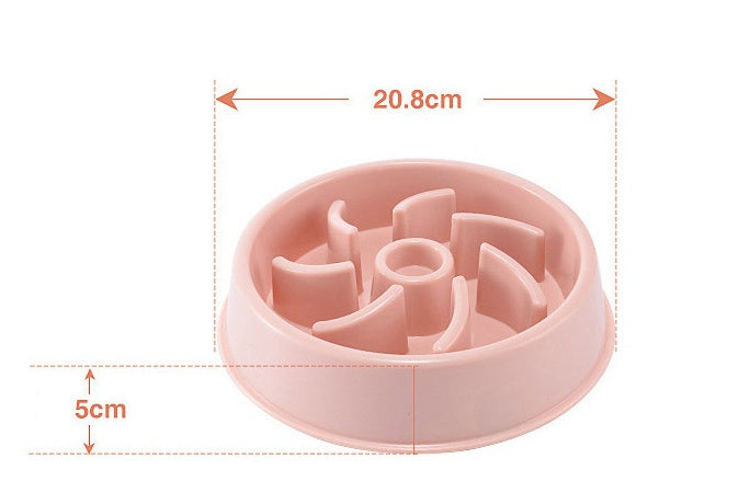 Plastic Slow Feeder Bowl