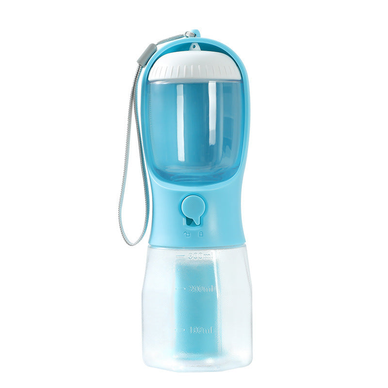 3-in-1 Portable Dog Water & Food Cup with Waste Bag
