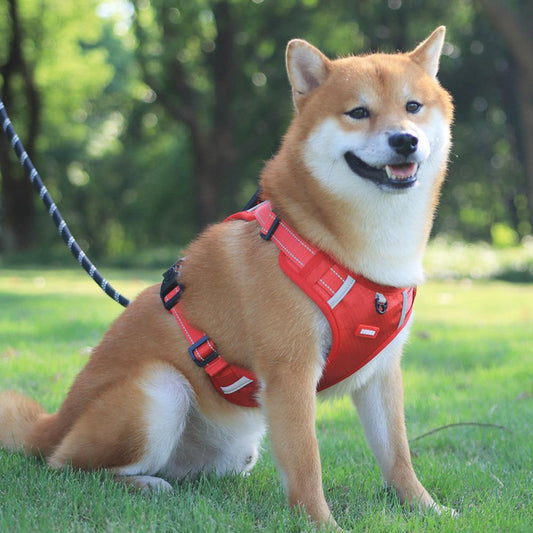 Nylon No-Pull Reflective Dog Harness