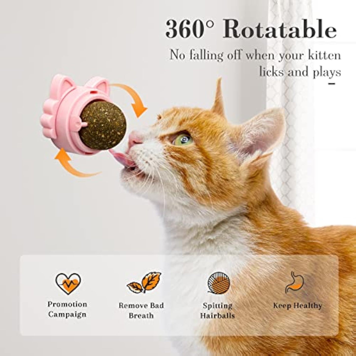 Catnip Wall Balls – Dental Chew Toys