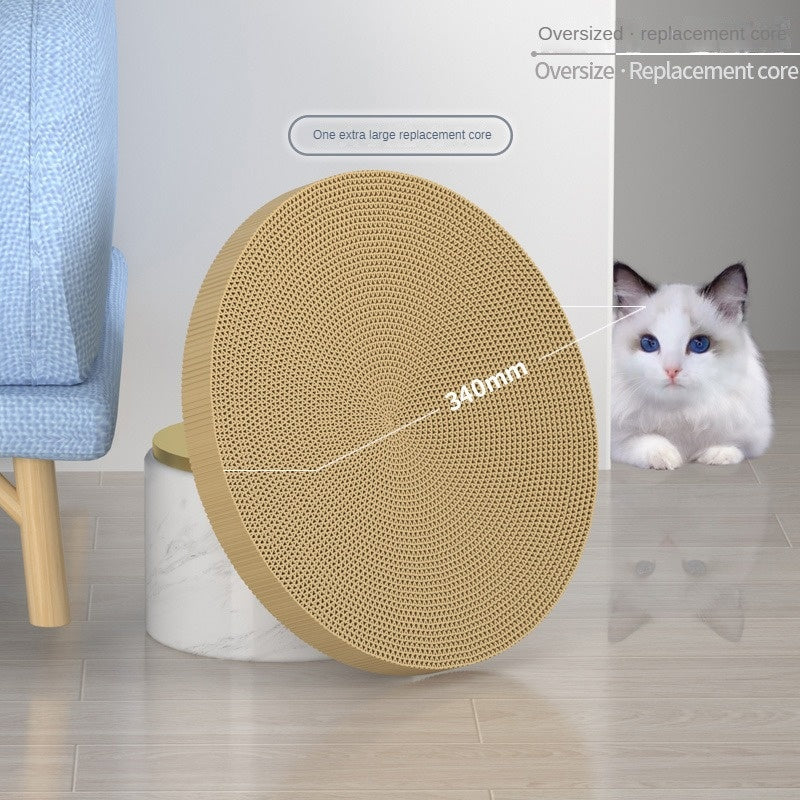 Round Cat Scratching Board