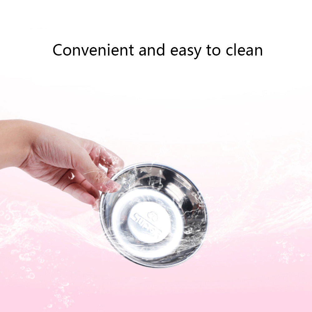 Large Stainless Steel Pet Food Bowls