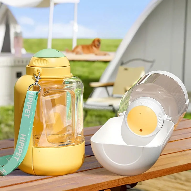 Portable Pet Water and Food Dispenser