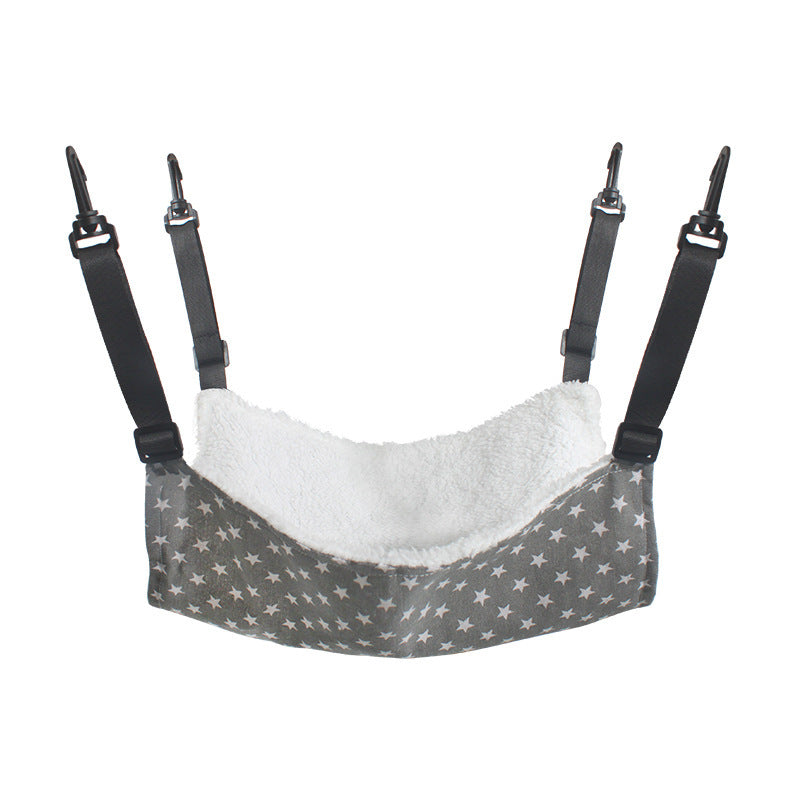 Lamb Fleece Cat Cage Hammock Bed
