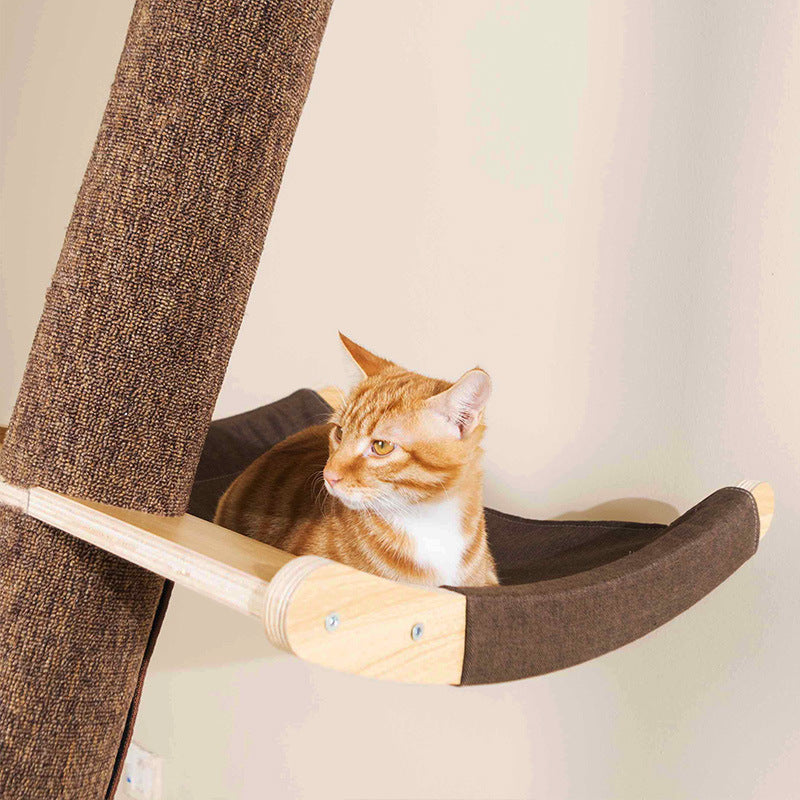 Solid Wood Large Cat Tree