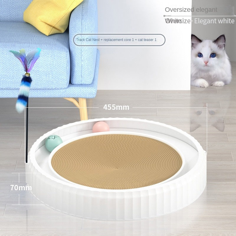 Round Cat Scratching Board