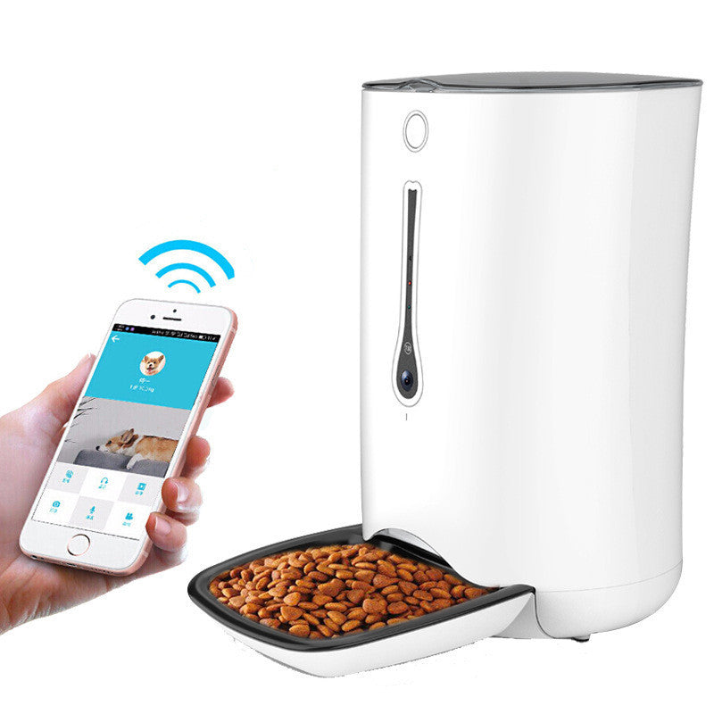 Automatic Timed Pet Feeder with Camera