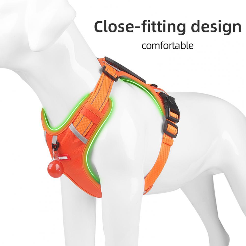 Nylon No-Pull Reflective Dog Harness