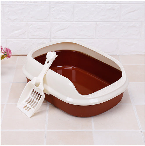 Semi enclosed Splash-Proof Cat Toilet