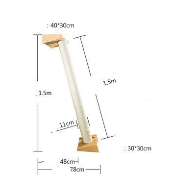 Solid Wood Large Cat Tree