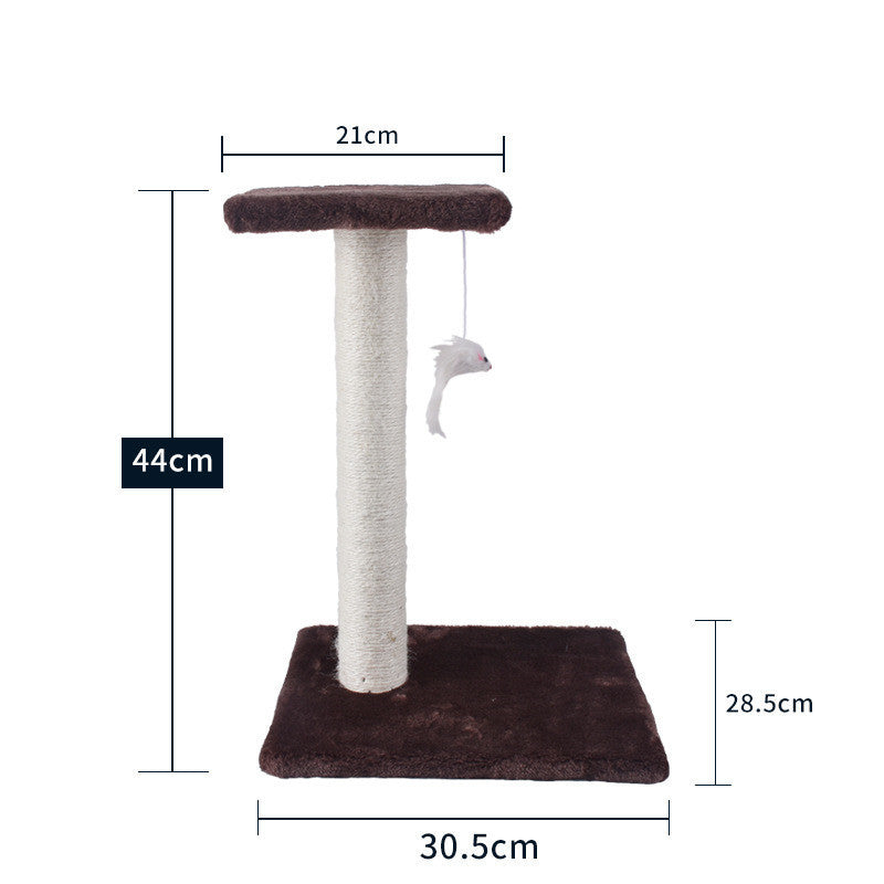 Cat Climbing Tree with Litter Area