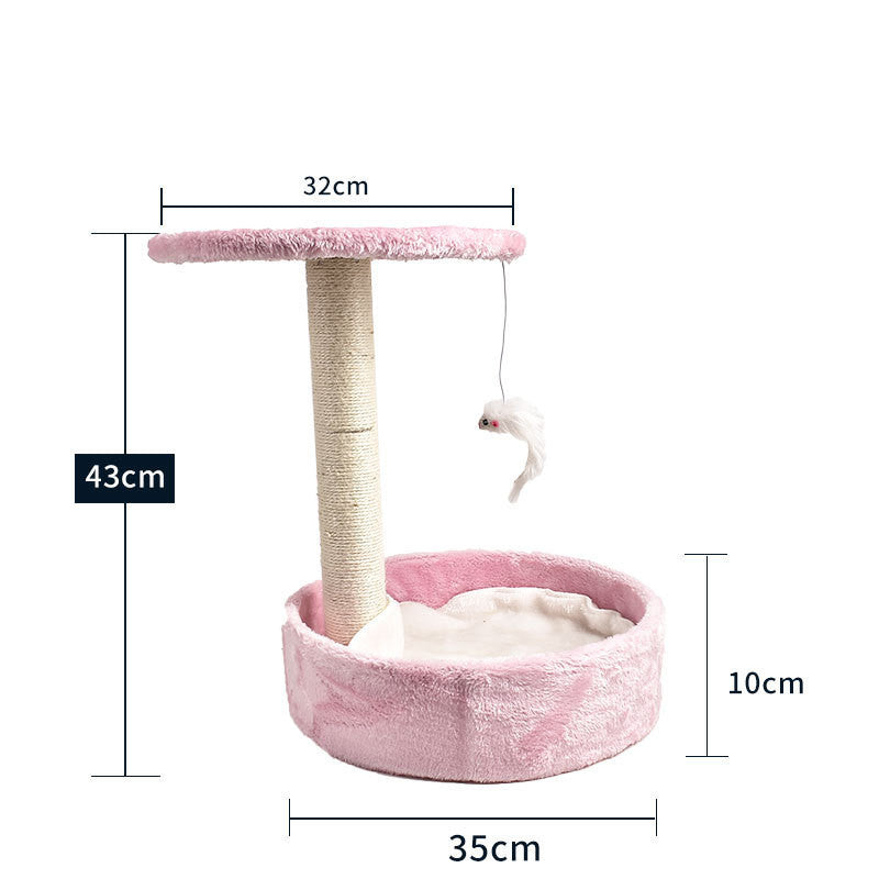 Cat Climbing Tree with Litter Area