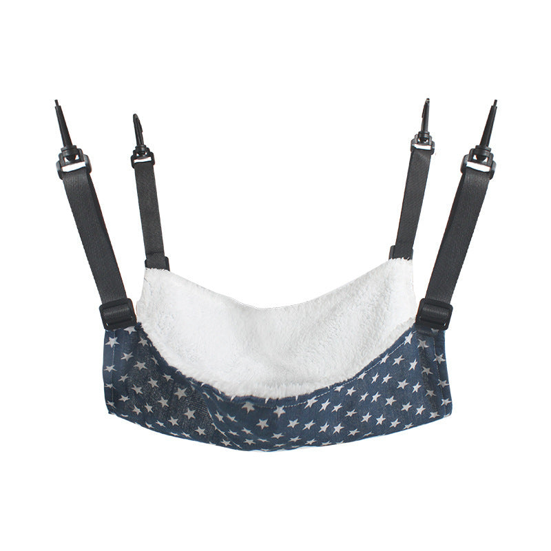 Lamb Fleece Cat Cage Hammock Bed