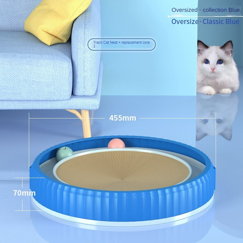 Round Cat Scratching Board