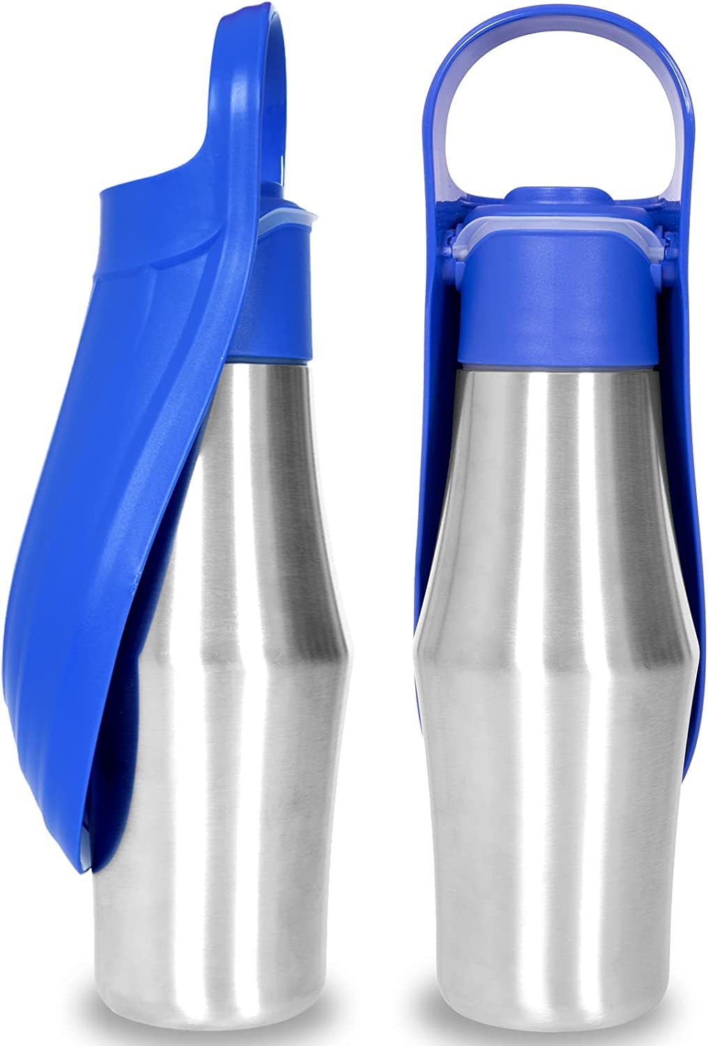 Portable Pet Water Bottle with Silicone Leaf